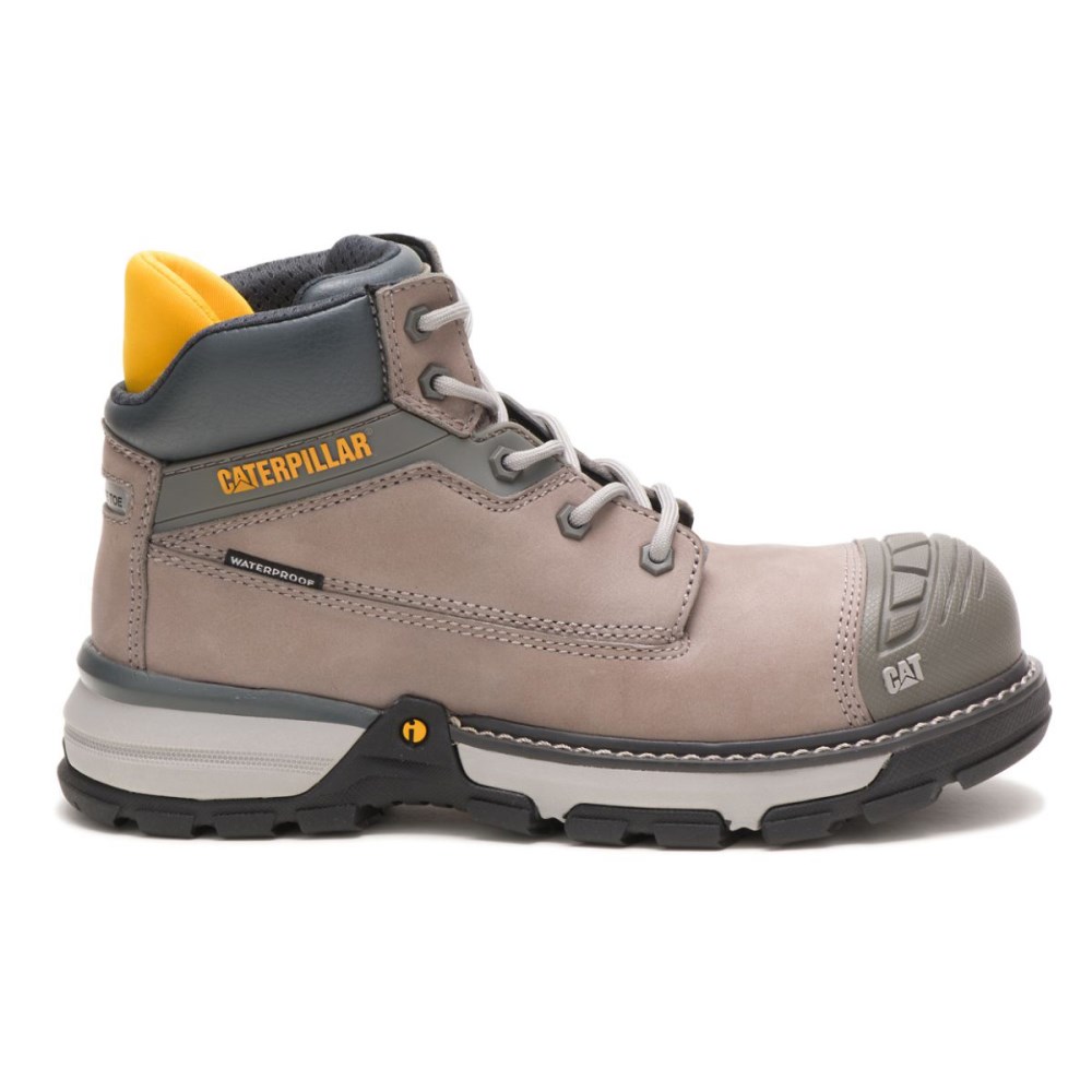 Caterpillar Excavator Superlite Waterproof Nano Toe Naisten Turvakengät Harmaat (TQHAV)